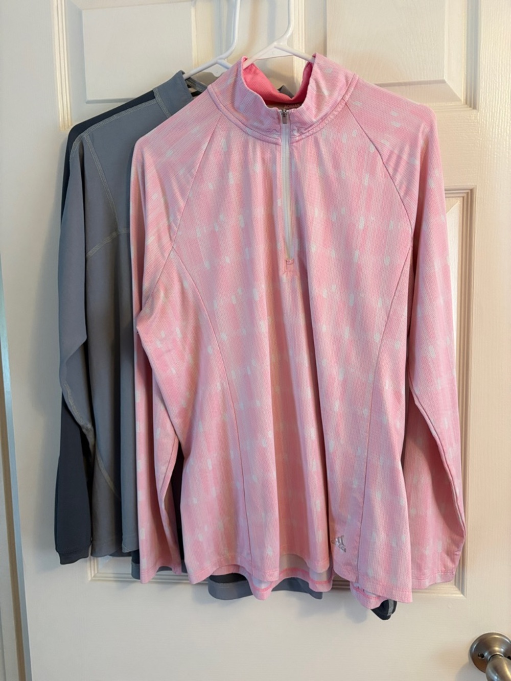 Adidas and Helly Hansen Women's quarter-zip pullover top, size XL